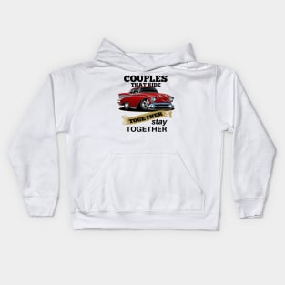 Couples That Ride Together - Stay Together Kids Hoodie